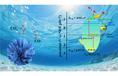 Synergistic coupling of built-in electric field and surface plasmon resonance in Bi/VO-Bi2O2CO3 for boosted photocatalytic CO2-to-CO conversion 2026.101009